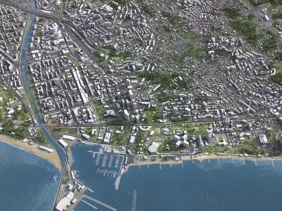 Sochi Low-poly 3D model