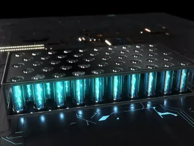 battery pack 3D model