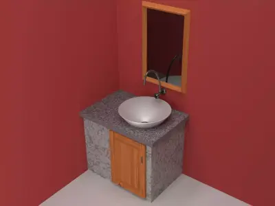 Wash Basin 3D model purchase
