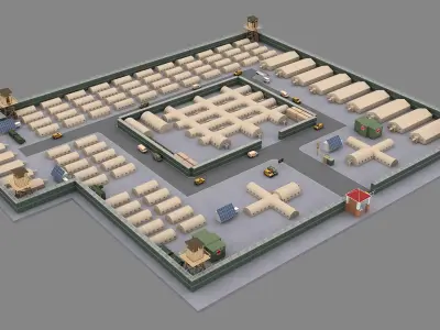  Military Base Security Area 