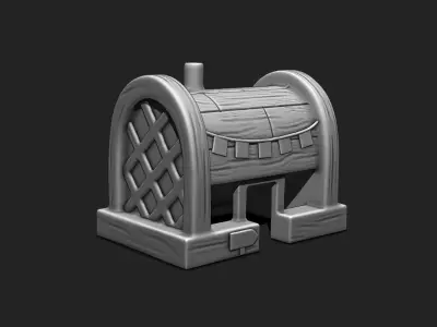 Krusty Krab Fish House - Aquarium - 3D STL File for 3D Printing 3D print model