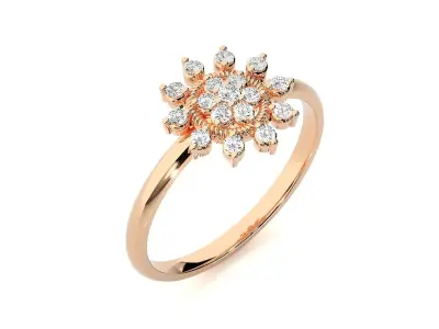 Women ring 3D print model 147