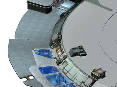 Moon - Battlefield Periphery 01 3D model