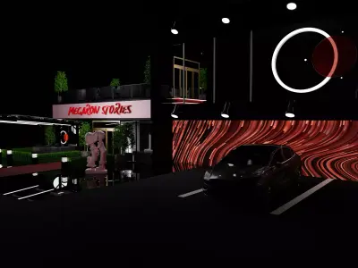 Megaron Stories Ballroom 3D model