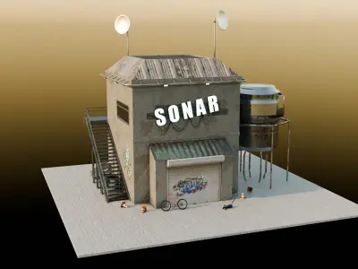 Urban Buildings Asset 3D model