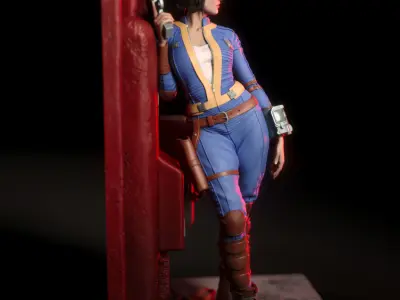 Lucy from Fallout 3D print model