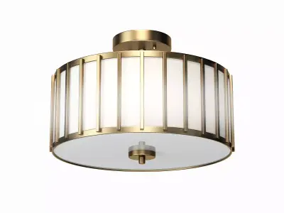 Aaru Fabric Semi Flush Mount MK4 3D model