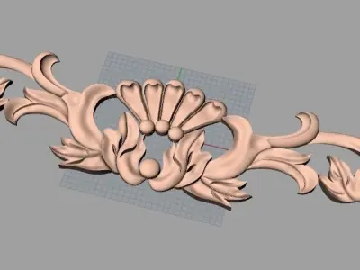 Artcam Aspire 3D relief models STL Files used for CNC E604 3D model