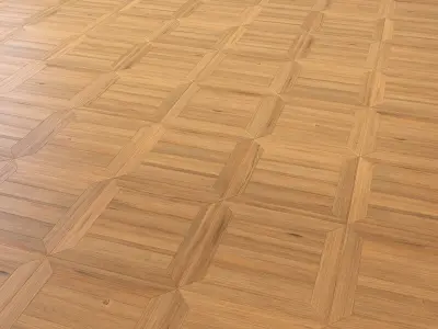 Parquet - Laminate - Wooden floor Low-poly 3D model 8