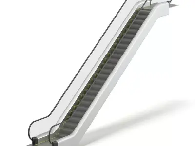 Escalator 3D Model 3D model
