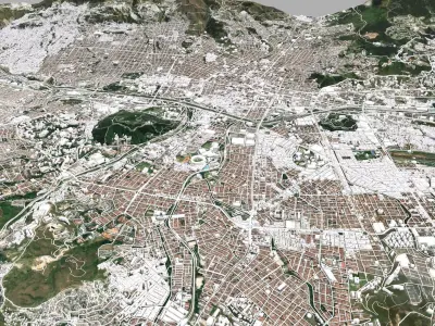 Cityscape Medelin Colombia 3D model