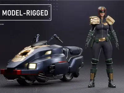 Street Judge 3D Model 3D model