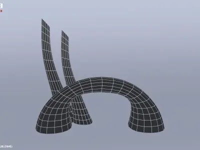 Scifi building Low-poly 3D model purchase