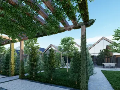 Garden Restaurant 3D model