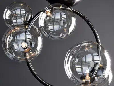 lampatron IONA C pendant light corona S 3D model