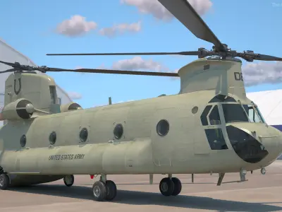  Loading Humvee in CH47 Chinook Helicopter 