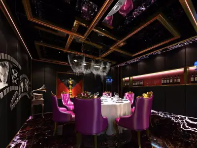 Business Restaurant - Coffee - Banquet  31 3D model