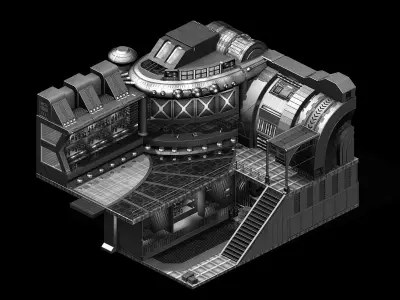 Bar - Indoor 013 3D model