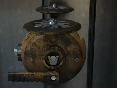 Futuristic Sci Fi Drone Model Concept 3D model