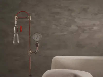 Steam Lamp 3D model