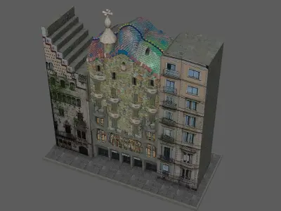 Casa Batllo Barcelona 3D model