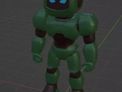 Lowpoly Robot  3D model