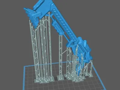 Sci-fi musket 3d print 3D print model