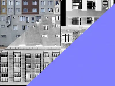 7 apartments with one texture Low-poly 3D model