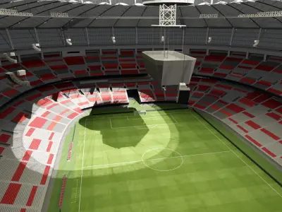 BC Place Stadium - Vancouver - Canada 3D model
