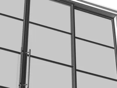 Sliding doors in Loft style 3D model