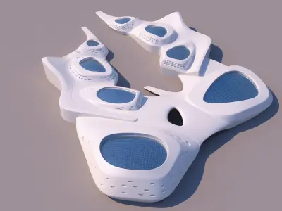 0105 - Organic Building 3D model