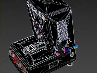 Automatic pressure holding fixture 3D model