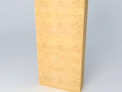 Shelf Cabinet DOORS HREG8FS 22 12 BRW Milano Oak 3D model