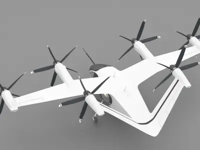  Flying Urban Air Mobility Taxi 