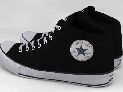Casual Shoes Converse Hi Street Canvas Low-poly 3D model
