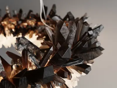 Smoky Gradient Diamond Ring 3D model