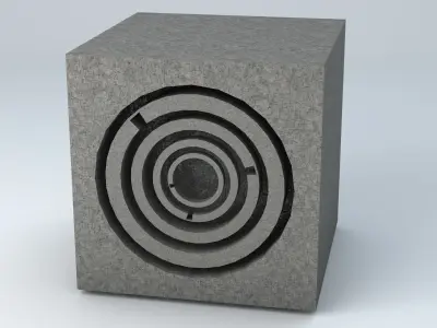 Sci-Fi Shapes The Keeper of the Key 3D model