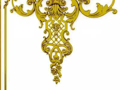 Wall Molding03 3D model