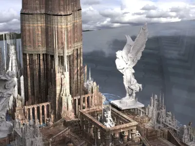 Crystal palace high noon Kit bash 3D model