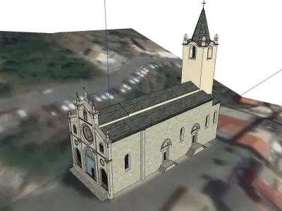 Architecture-Religion-God-Culture-Temple-0127 church 3D model