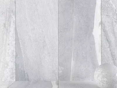 Stone Wall Tiles Santorini Ice 120x270 Set 2 Texture