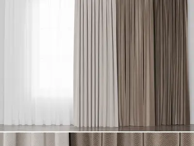 Curtains 3D model
