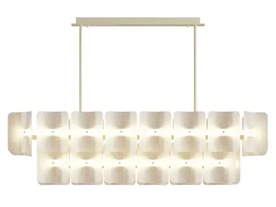 Fingerprint Linear Chandelier 3D model