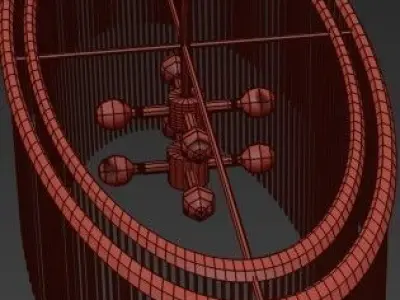 Bleecker 8 Light Polished Chrome Chandelier 3D model