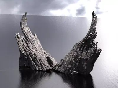 Femorian rocks  3D model