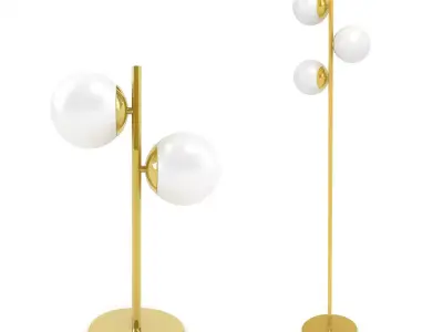 Joybird Quincy  Lamp Collection 3D model