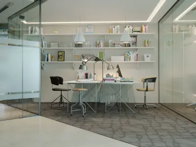 Modern Office Interior 3D model