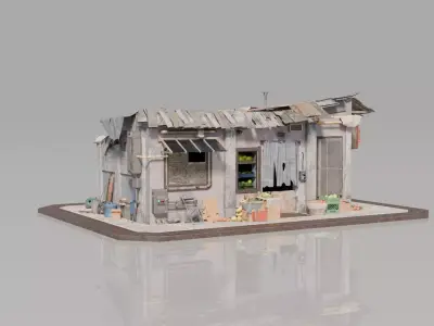 Neighborhood House Building 11 3D model