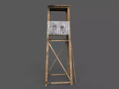 Watchtower Low-poly 3D model