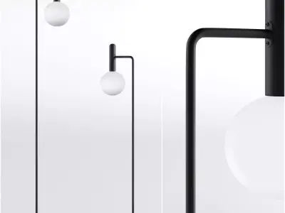 Floor lamp Orb floor lamp BoConcept 3D model